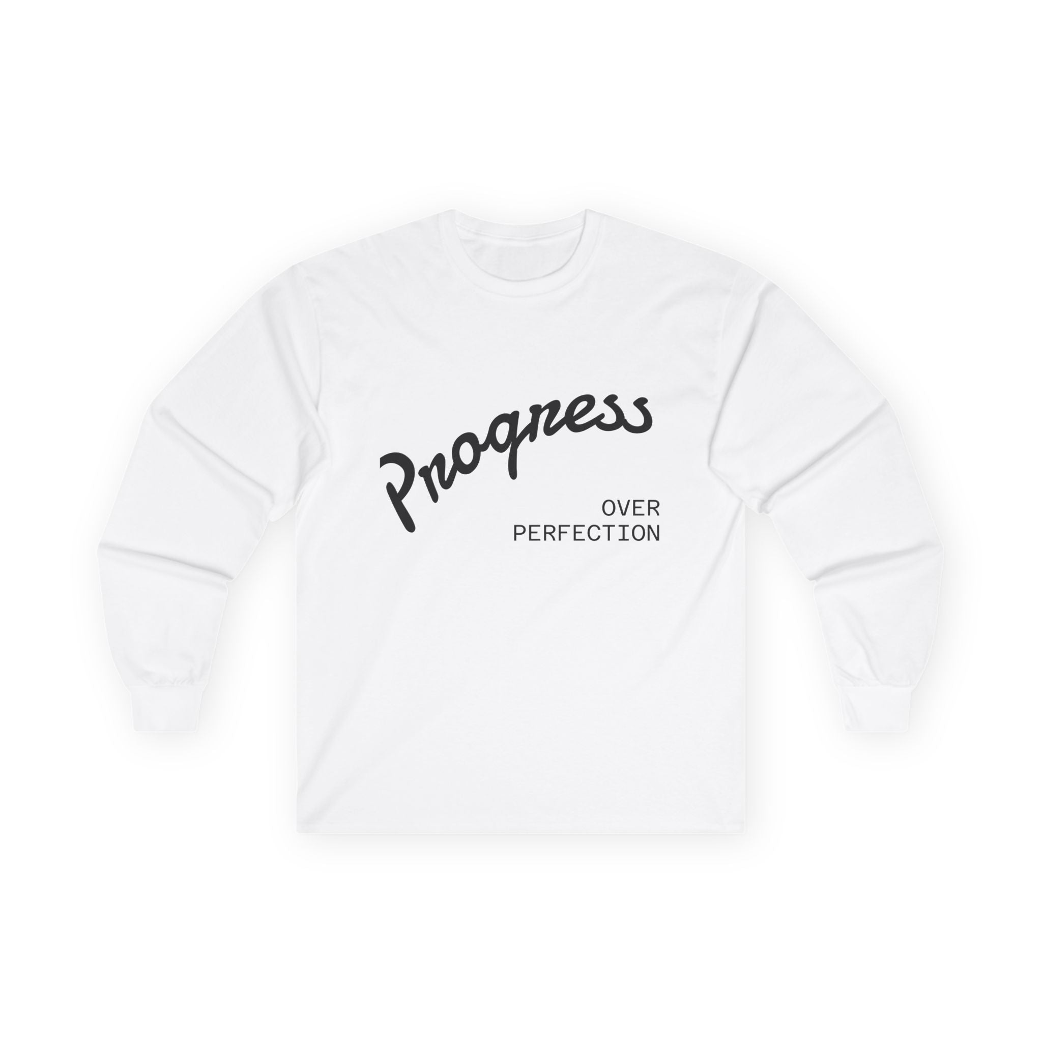 Progress Over Perfection Long Sleeve Tee